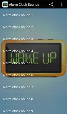 Alarm Clock Sounds android App screenshot 0